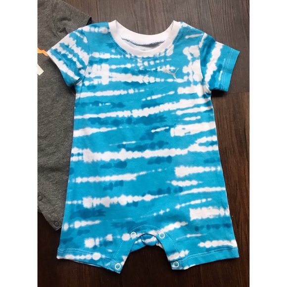 PUMA BABY ROMPER SHORTS OUTFITS SIZE 3-6 MONTHS - Picture 4 of 5